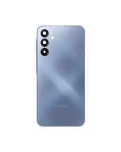 Samsung A15 Housing Middle Frame With Side Button and Replacement Battery Back Door For Galaxy A15 - Blue