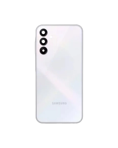Samsung A15 Housing Middle Frame With Side Button and Replacement Battery Back Door For Galaxy A15 - White