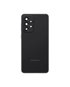 Samsung A33 5G Housing Middle Frame With Side Button and Replacement Battery Back Door For Galaxy A33 5G - Black