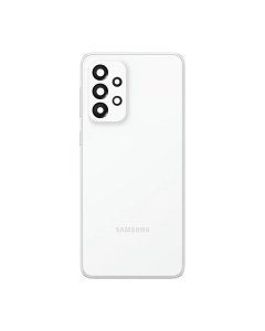 Samsung A33 5G Housing Middle Frame With Side Button and Replacement Battery Back Door For Galaxy A33 5G - White