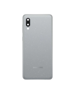 Samsung Galaxy A02 Rear Back Body Casing Housing Replacement Battery Back Door With Side Buttons And Camera Lens For Samsung A02 - Gray