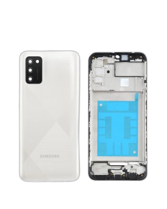Samsung Galaxy A02s Rear Complete Body Casing Housing Replacement For Samsung Galaxy A02s - White