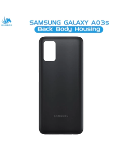 Samsung Galaxy A03s Rear Back Body Casing Housing Replacement Battery Back Door For Samsung A03s - Black