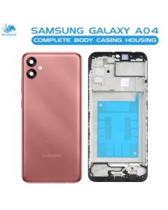 Samsung Galaxy A04 Rear Complete Body Casing Housing Replacement For Samsung Galaxy A04 - Copper