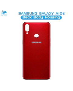 Samsung Galaxy A10s Rear Back Body Casing Housing Replacement Battery Back Door For Samsung A10s - Red