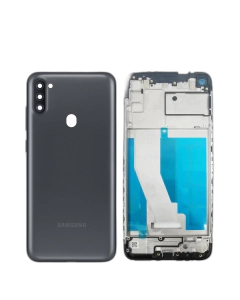 Samsung Galaxy A11 Rear Complete Body Casing Housing Replacement For Samsung Galaxy A11 - Black