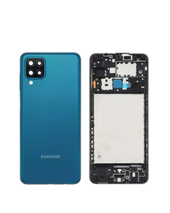 Samsung Galaxy A12 Rear Complete Body Casing Housing Replacement For Samsung Galaxy A12 - Blue