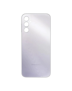 Samsung Galaxy A14 Housing Middle Frame With Side Button and Replacement Battery Back Door For Samsung A14 - Silver