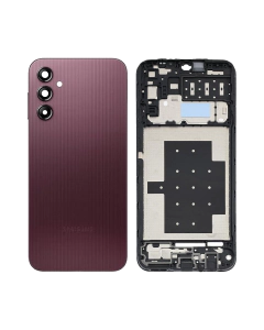 Samsung Galaxy A14 Rear Body Casing Housing With Camera Lens Replacement For Samsung A14 - Red