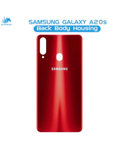 Samsung Galaxy A20s Rear Back Body Casing Housing Replacement Battery Back Door For Samsung A20s - Red
