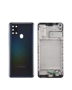 Samsung Galaxy A21s Rear Complete Body Casing Housing Replacement For Samsung Galaxy A21s - Black