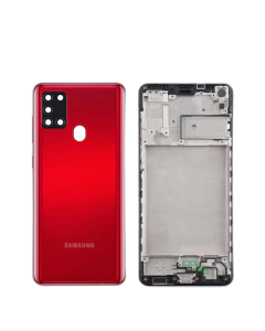 Samsung Galaxy A21s Rear Complete Body Casing Housing Replacement For Samsung Galaxy A21s - Red