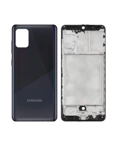 Samsung Galaxy A31 Rear Complete Body Casing Housing Replacement For Samsung A31 - Black