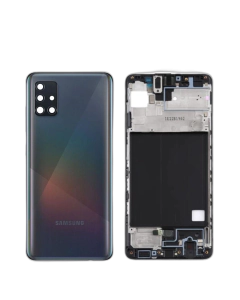 Samsung Galaxy A51 Rear Complete Body Casing Housing Replacement For Samsung Galaxy A51 - Black