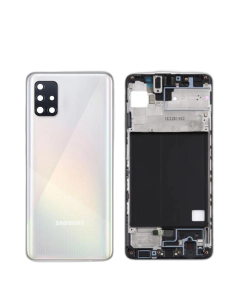 Samsung Galaxy A51 Rear Complete Body Casing Housing Replacement For Samsung Galaxy A51 - White