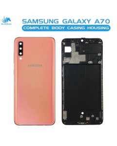 Samsung Galaxy A70 Rear Complete Body Casing Housing Replacement For Samsung Galaxy A70 - Orange