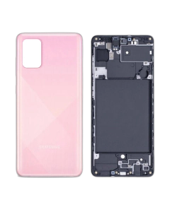 Samsung Galaxy A71 Rear Complete Body Casing Housing Replacement For Samsung Galaxy A71 - Pink