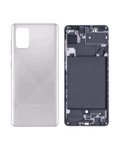 Samsung Galaxy A71 Rear Complete Body Casing Housing Replacement For Samsung Galaxy A71 - Silver