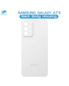 Samsung Galaxy A73 Rear Back Body Casing Housing Replacement Battery Back Door For Samsung A73 - White