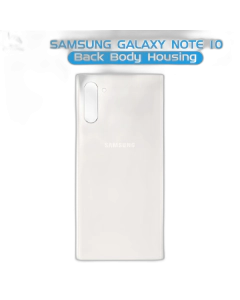 Samsung Galaxy Note 10 Rear Back Body Casing Housing Replacement Battery Back Door For Samsung Note 10 - White