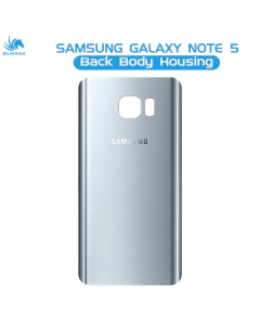 Samsung Galaxy Note 5 Rear Back Body Casing Housing Replacement Battery Back Door For Samsung Note 5 - Silver