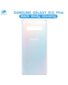 Samsung Galaxy S10 Plus Rear Back Body Casing Housing Replacement Battery Back Door For Samsung S10 Plus - White