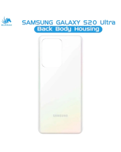 Samsung Galaxy S20 Ultra Rear Back Body Casing Housing Replacement Battery Back Door For Samsung S20 Ultra - White