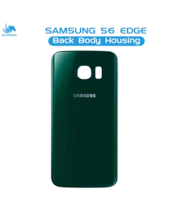 Samsung Galaxy S6 Edge Rear Back Body Casing Housing Replacement Battery Back Door For S6 Edge - Green