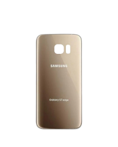 Samsung Galaxy S7 Edge Rear Back Body Casing Housing Replacement Battery Back Door For S7 Edge - Golden