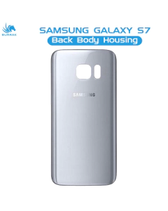 Samsung Galaxy S7 Rear Back Body Casing Housing Replacement Battery Back Door For Galaxy S7 - Silver