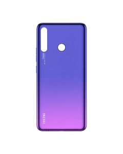 Tecno Camon 12 Air Rear Back Body Casing Housing Replacement Battery Back Door With Side Buttons For Camon 12 Air - Purple