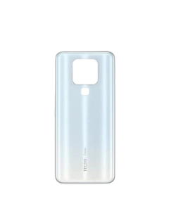 Tecno Camon 16 Housing Middle Frame With Side Button and Camera Lens Body Casing Replacement For Camon 16 - White