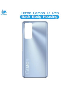 Tecno Camon 17 Pro Rear Back Body Casing Housing Replacement Battery Back Door For Tecno Camon 17 Pro - Silver