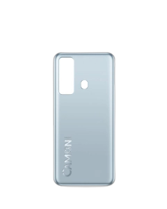Tecno Camon 17 Rear Back Body Casing Housing Replacement Battery Back Door For Tecno Camon 17 - Silver