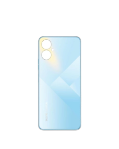 Tecno Camon 19 Neo Housing Middle Frame With Side Button and Camera Lens Body Casing Replacement For Camon 19 Neo - Silver