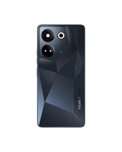 Tecno Camon 20 Housing Middle Frame With Side Button and Replacement Battery Back Door For Camon 20 - Black