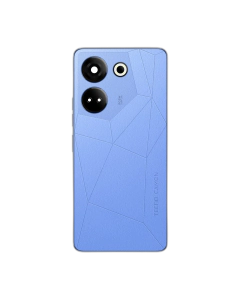 Tecno Camon 20 Housing Middle Frame With Side Button and Replacement Battery Back Door For Camon 20 - Blue