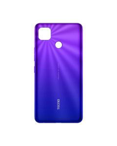 Tecno Pop 4 Rear Back Body Casing Housing Replacement Battery Back Door With Side Buttons For Pop 4 - Purple