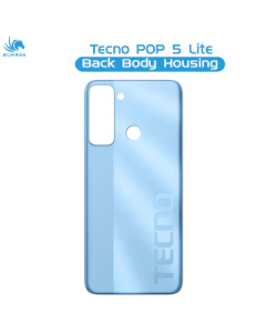 Tecno Pop 5 Lite Rear Back Body Casing Housing Replacement Battery Back Door For Tecno Pop 5 Lite - Blue