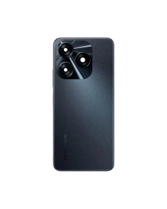 Tecno Spark 10 Housing Middle Frame With Side Button and Replacement Battery Back Door For Spark 10 - Black