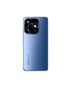 Tecno Spark 10C Housing Middle Frame With Side Button and Replacement Battery Back Door For Spark 10C - Blue