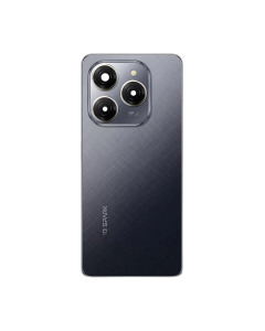 Tecno Spark 20 Pro Housing Middle Frame With Side Button and Replacement Battery Back Door For Spark 20 Pro - Black