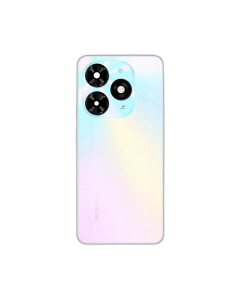 Tecno Spark 20c Housing Middle Frame With Side Button and Replacement Battery Back Door For Spark 20c - White