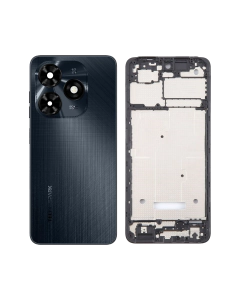 Tecno Spark 20c Rear Complete Body Casing Housing Replacement For Spark 20c - Black