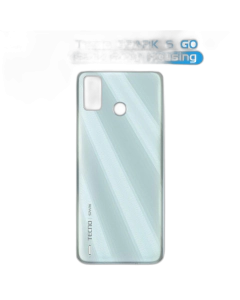 Tecno Spark 6 Go Rear Back Body Casing Housing Replacement Battery Back Door For Tecno Spark 6 Go - White