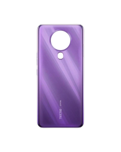 Tecno Spark 6 Rear Back Body Casing Housing Replacement Battery Back Door With Side Buttons For Spark 6 - Purple