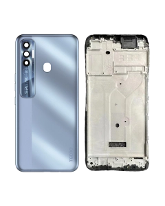 Tecno Spark 7 Pro Rear Complete Body Casing Housing With Camera Lens Replacement For Spark 7 Pro - Blue