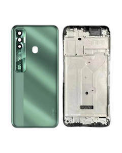 Tecno Spark 7 Pro Rear Complete Body Casing Housing With Camera Lens Replacement For Spark 7 Pro - Green