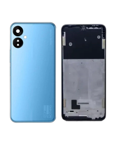 Tecno Spark 9T Rear Complete Body Casing Housing With Camera Lens Replacement For Spark 9T - Blue