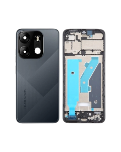 Tecno Spark Go 2023 Rear Complete Body Casing Housing Replacement For Spark Go 2023 - Black